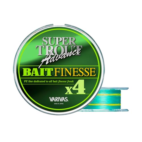 バリバス スーパートラウトアドバンスベイトフィネスPEX4 100M 0.6号 ライトグリーン+ライトイエロー 2枚目