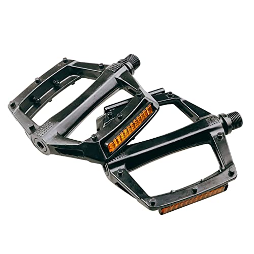 Mllepjdh Par de pedales de bicicleta ultraligeros de aleación de aluminio huecos, rodamientos antideslizantes, accesorios de montaña, pedales de plataforma, pedales de bicicleta, pedales de montaña,