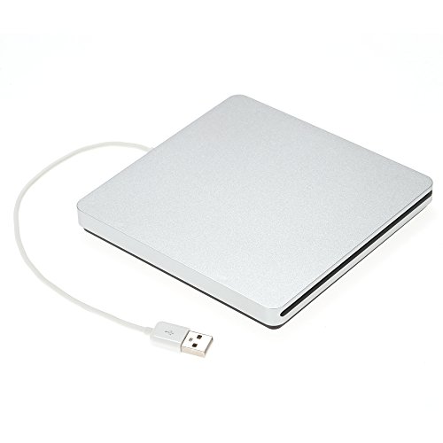 USB 2.0 Portátil Ultra Slim Grabadora Externa DVD