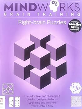 Paperback Mindworks Brain Training Right-Brain Puzzles Book