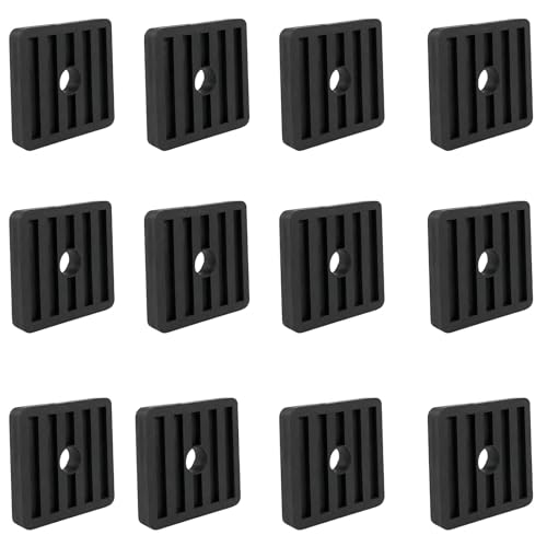 CUVZORA - CUVZORA 12pcs Schwingungsdämpfer Klimaanlage aus Gummi, Effektive Vibrationsdämpfung und Geräuschreduzierung, Hochwertige Wetterbeständig Gummipuffer für Klimaanlagen, Wärmepumpen und mehr