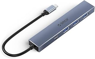 4 Ports USB C Hub for Laptop 4 in 1 Type C USB Adapter Speed Data Transfer 10Gbps PD100W Aluminum Alloy 4 Ports USB C Hub for Laptop 4 in 1 Type C USB Adapter Speed Data Transfer 10Gbps