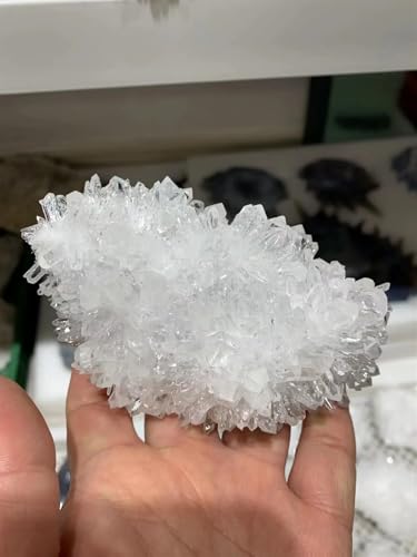 Cristal de cuarzo blanco en drusa selecta de 450-500g 7