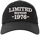 Cap 1970-50th Birthday Gifts, Limited Edition All Original Parts Baseball Hat 1970-EM-0004-Black