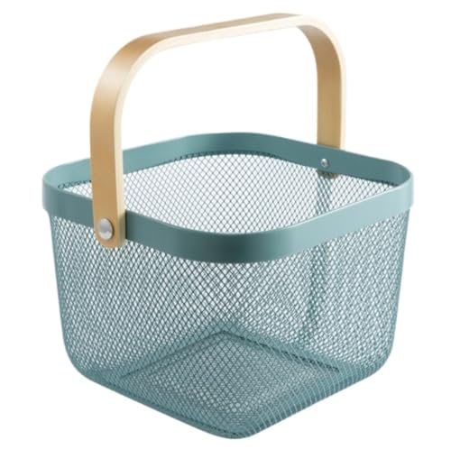 JYARZ Cesta de Frutas de Estilo Moderno Cesta Organizadora De Almacenamiento De Acero De Malla, Cestas De Cocina Colgantes De Alambre De Metal Multifuncional, Cesta De Frutas Plato Decorativo(A)