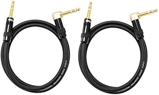 Audio2000's C26006P2 Microphone Cable (2-Pack), Copper Shield Balanced Cable, 1/4