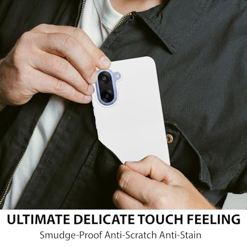 Image of LIRAMARK Liquid Silicone Soft Back Cover Case for OnePlus Nord CE 5 5G| Soft Micro-Fibre Lining Inside | Camera Protection Bump (White)