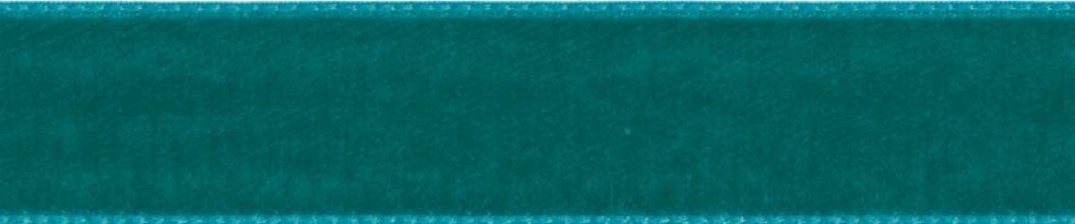 Luxury Styled Vintage Velvet Ribbon for Sewing, Floral Decorations, Gifts and Fashions - Petrol 22mm Wide x 5 Metres Roll