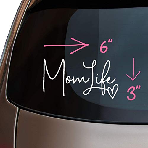 Mom Life Decal Vinyl Sticker Auto Car Truck Wall Laptop | Mint Green | 6" X 3" #TOP2