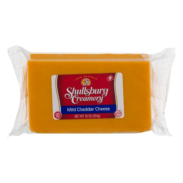 Shullsburg Creamery - Queso Cheddar suave - 1 libra