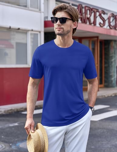 TACVASEN Men's T-Shirts Short Sleeve UPF50+ Mositure Wicking Shirts Lightweight Cooling Crew Neck Tshirt3