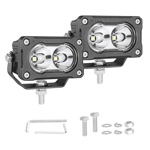 Image of LED Pods, 2Pcs 40W 3 Inch Driving Lights Off Road Spot Lights Small LED Fog Light Pods Reverse Bumper Light for Truck Motorcycle UTV ATV Boat Surron