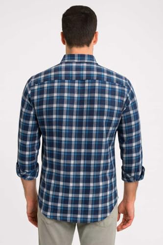 Image of Pack of 2 Men's Checkered Regular Fit Shirts | Full Sleeve Cotton Shirts for Men and Boys