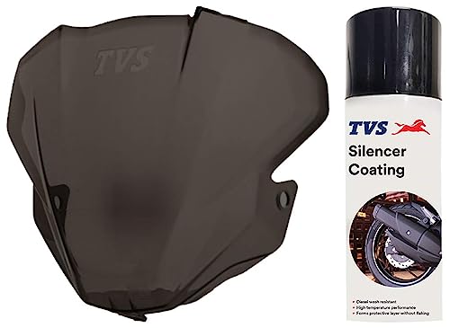 Image of TVS Silencer Coating & TVS Kit Visor for Apache 4V BS4