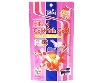 Hikari Goldfish Gold Color Enhancing Floating Food for Goldfish and Koi Fry, 100g | MECOMMERCE