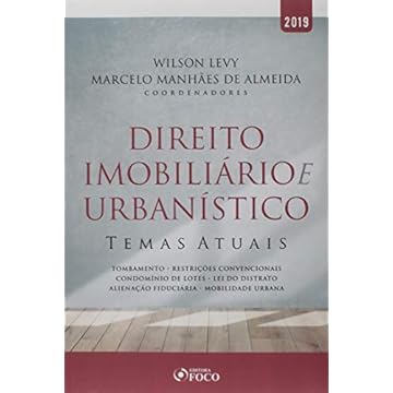 Capa do livro Direito imobiliário e urbanístico: Temas atuais - 1ª edição - 2019
