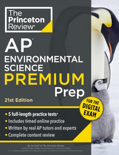 Princeton Review AP Environmental Science Premium Prep, 21st Edition: 5 Practice Tests + Digital Practice Online + Content Review (College Test Preparation) - image 1