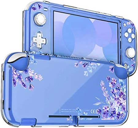 DLseego Case Compatible with Switch Lite, Protective PC Cover for Switch Lite, Clear Switch Lite case witch Anti-abrasion and Anti-scratch Design,Lavender