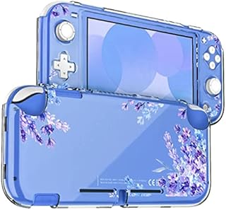 DLseego Case Compatible with Switch Lite, Protective PC Cover for Switch Lite, Clear Switch Lite case witch Anti-abrasion and Anti-scratch Design,Lavender
