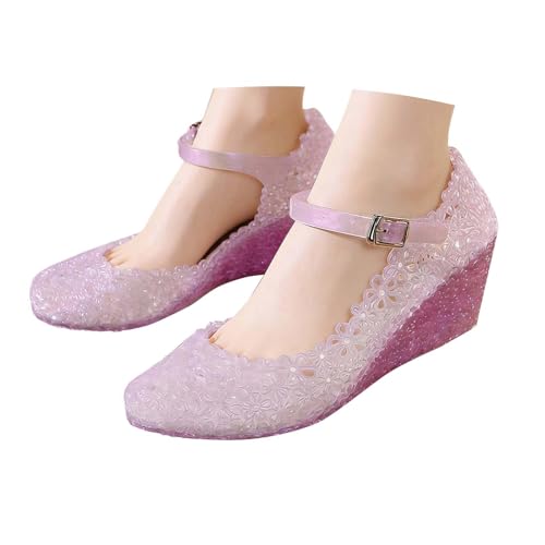 Sandalettes à talons plats et bride à boucle en cristal de luxe