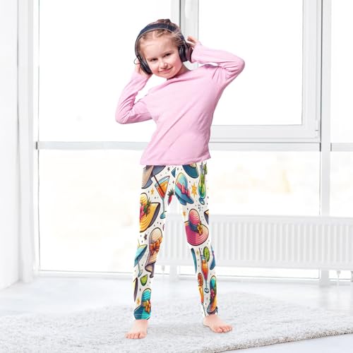 Bolaz Toddler Girls Leggings Printed Yoga Pants Leggings Summer Seamless Pattern for Kids4
