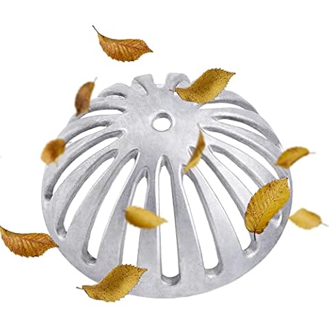 JISON21 Floor Sink Strainer Floor Drain Strainer Heavy Duty Aluminum Dome Sink Drain Strainer Floor Drain Cover for Kitchen, Bar, Outdoor Garden or Bath 5-1/4" Diameter x 2-1/4"H (1 Pack) Cover