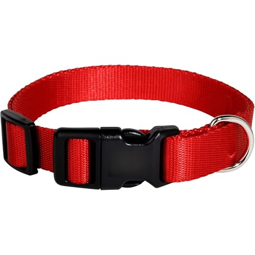 Replacement Collar Compatible with Pet Safe, Patpet, Sportdog, Garmin, Dogtra, Bousnic, Petspy, Invisible Fence Systems (Red)