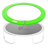 polwkscas Trampoline Pad 10ft 12ft 14ft 15ft 16ft Trampoline Replacement Safety Pad, Waterproof and Tear-Resistant Safety Spring Cover Round Frame Pad, Trampoline Pad Replacement (16FT)