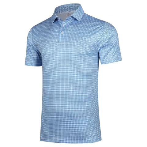 JOYMASAR Men's Moisture Wicking Polo Shirt Cover