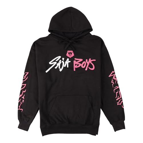 KPop Demon Hunters Saja Boys Demon Women's Black Long Sleeve Hoodie-Small