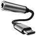 Produktbild VMOJO USB C auf 3,5 mm Audio Adapter, Stecker auf Buchse Kopfhöreranschluss Adapter, Nylonkabel für Samsung S21/S20/S20+/S20 Ultra, Pixel 4/+ 4XL und weitere Typ-C-Geräte