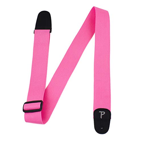 Perri PLNWS201P Sangle en polyester pour Guitare Rose - Les Beatles, Paul McCartney, John Lennon, RIngo Starr, George Harrison Perri PLNWS201P Sangle en polyester pour Guitare Rose – Image 3