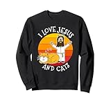 Photo Gallery amo gesù e i gatti, cat lover church divertente felpa Photo Gallery amo gesù e i gatti, cat lover church divertente felpa
