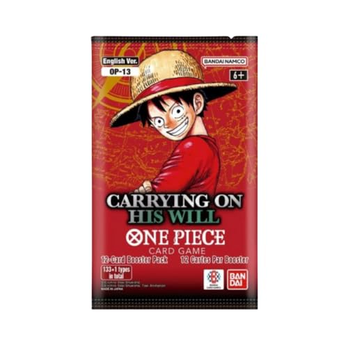 BANDAI One Piece TCG: Carrying on His Will Booster Pack (OP-13) - 12 Cards