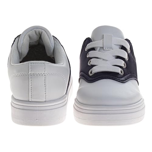 Image of French Toast Kids Oxford Dress Shoes - Lace Up Loafer School Uniform Saddle Shoe for Girls and Boys (Sizes: 11-13 Little Kid / 1-7 Big Kid)