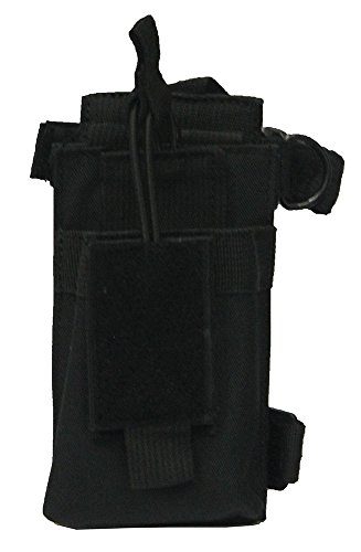 Ultimate Arms Gear Tactical Molle Pals Strap Mounted Military Magazine Mag Ammo Pouch Holder Carrier With Stock Buttstock Adapter , Stealth Black #TOP3