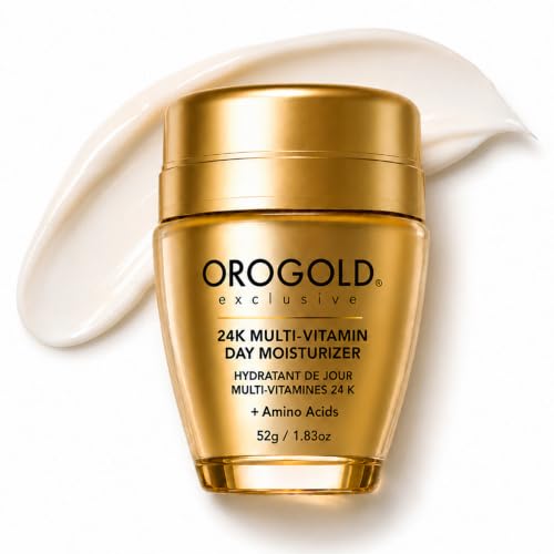 Orogold 24K Multi-Vitamin Day Moisturizer - with Amino Acids - 1.83 Oz