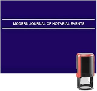 Flame Red Notary Stamp and Notarial Modern Journal Bundle | Tennessee