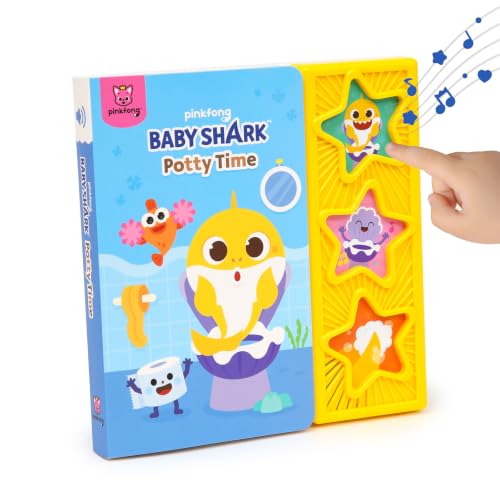 Pinkfong Baby Shark Potty Time Sound Book - Interactive Potty Training Book - Toddler 1-3