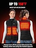 WASOTO Heated Vest Women（Black,M）
