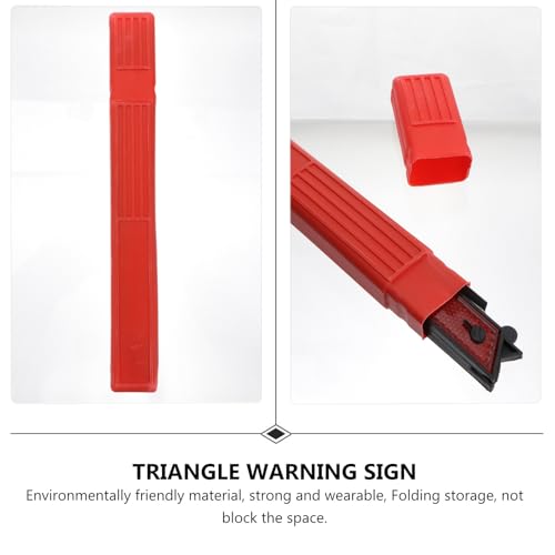 2 triángulos reflectantes de seguridad para auto miniatura 3