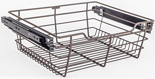 Dark Bronze Closet Pullout Basket 16