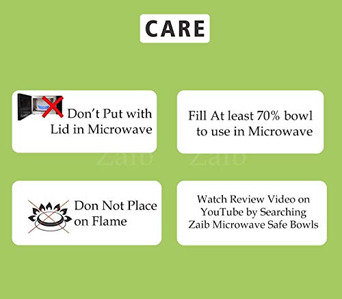 Image of Zaib Microwave Safe Stainless Steel Food Storage Bowl with Lid | Snack Serving Cooked Food Storage Container for Kitchen Capacity- 500 ML Each (Blue 500 ML White Lid)
