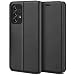 Produktbild BEZ Handyhülle für Samsung A52s 5G Hülle, Tasche Kompatibel mit Samsung Galaxy A52, Case Schutzhüllen aus Klappbar mit Kreditkartenhaltern, Ständer, Magnetverschluss, Schwarz