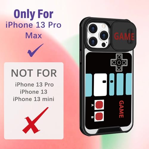 Image of Funermei for iPhone 13 Pro Max Case - Women Girls Cute Phone Cover Girly Pretty Aesthetic Game Unique Design with Camera Cover Funda for Apple for iPhone 13 Pro Max