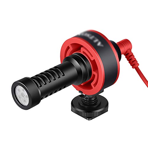 MVUYO Video Micrphone Universal External Condenser Mic for DSLR Camcorder Smartphone Super Cardioid Directional
