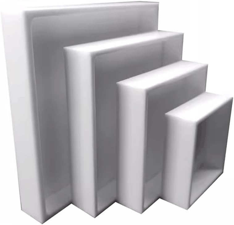 15mm Depth PTFE Square Tray - High-Temperature, Acid & Resistant PEFT Container for Sample Handling, 1PCS(60mmx60mm)