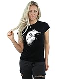 The Exorcist Women's Regan Demon Face T-Shirt Medium Black