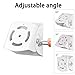Universal Adjustable Angle Wall Mount Shelf for Baby Monitor Camera, Angle Mounting Brackets, Fits Arlo, Motorola, Infant Optics DXR-8, HelloBaby, and Most Baby Monitor Camera
