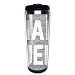 Produktbild Cavdwa Kaffeebecher mit Deckel, Edelstahl, 383 ml, Schwarz / Weiß